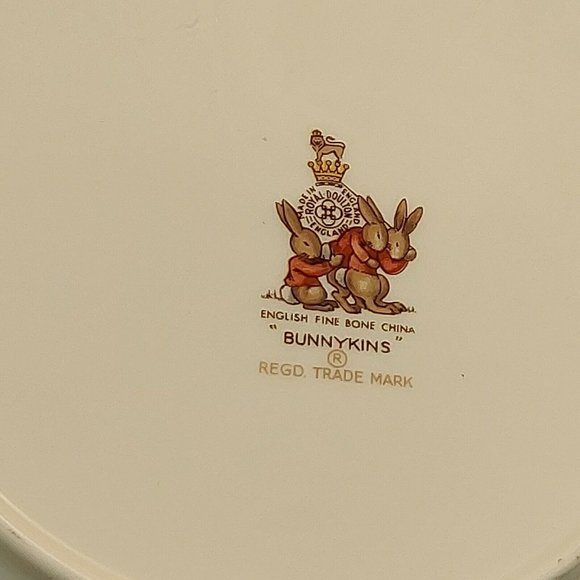 Vintage Royal Doulton BUNNYKINS Regd Trade Mark English Fine Bone China 8" Plate - Picture 4 of 6